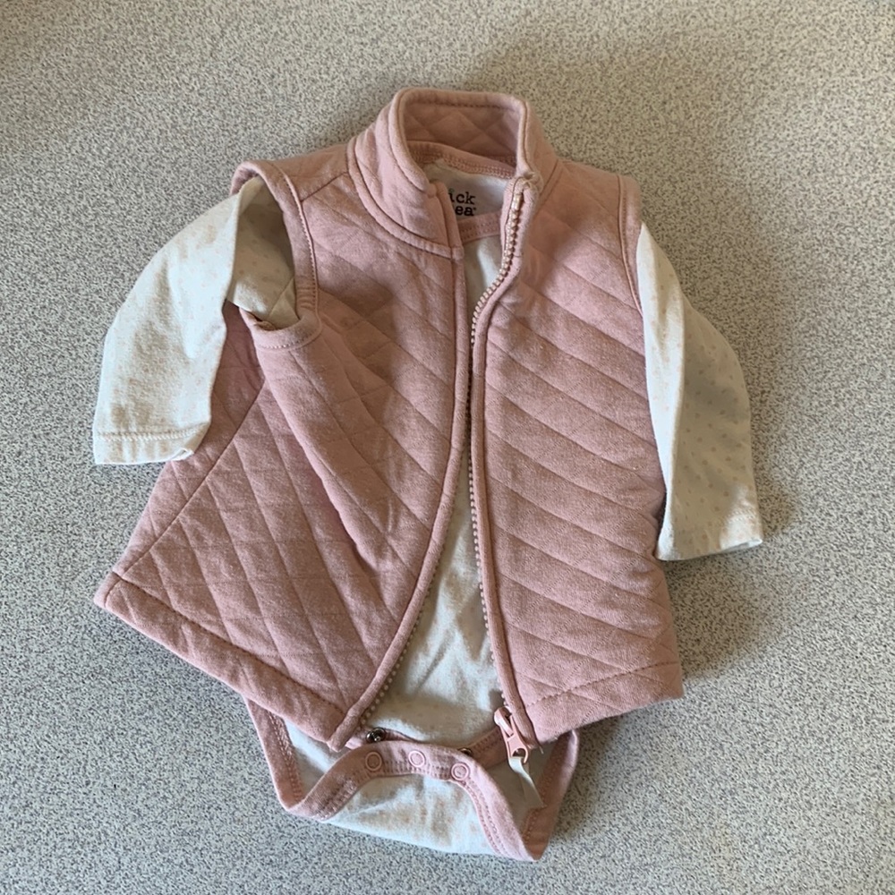 Onesie and vest